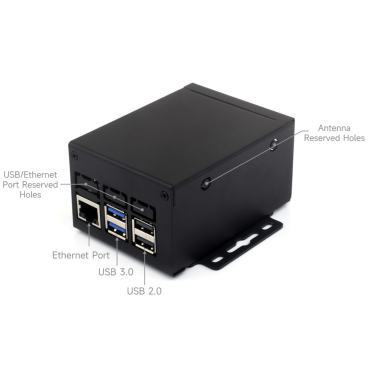 Industrial Grade Metal Case (D) for Raspberry Pi 5  Industrial Grade Metal Case (D) for Raspberry Pi 5