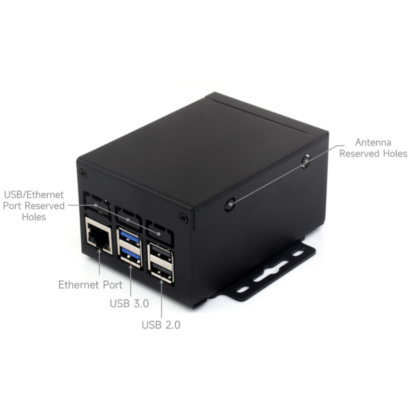 Industrial Grade Metal Case (D) for Raspberry Pi 5  Industrial Grade Metal Case (D) for Raspberry Pi 5