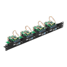 UCTRONICS U6145 Ultimate Rack with PoE Functionality for Raspberry Pi 4