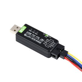 Industrial USB TO TTL Converter, Original CH343G Onboard, Multi Protection & Systems Support