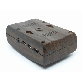 Raspberry Pi 4 Case with FAN - Model H1 (Privision to fit Camera inside) Wooden Finish Raspberry Pi 4 Case with FAN - Model H1 (Privision to fit Camera inside) Wooden Finish
