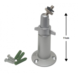 CCTV / Speaker Wall Mount Stand for Raspberry Pi4, H0 / H1 / H4 Cases (11cm)