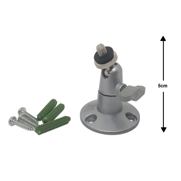 CCTV / Speaker Wall Mount Stand for Raspberry Pi4, H0 / H1 / H4 Cases (5cm)