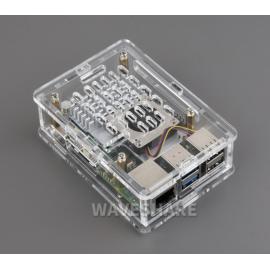 Raspberry Pi 5 Acrylic Case with Active Cooler Provision 