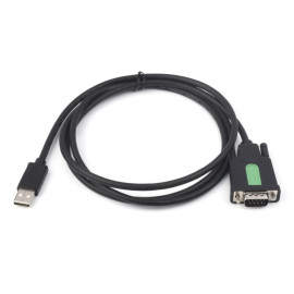 Industrial USB To RS232 Serial Adapter Cable, USB Type A To DB9 Male Port, Original FT232RL Chip, Cable Length 1.5m Industrial USB To RS232 Serial Adapter Cable, USB Type A To DB9 Male Port, Original FT232RL Chip, Cable Length 1.5m