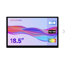 18.5inch Capacitive Touch Display, 1920×1080 Full HD, Supports Raspberry Pi / Jetson Nano / PC