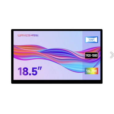 18.5inch Capacitive Touch Display, 1920×1080 Full HD, Supports Raspberry Pi / Jetson Nano / PC